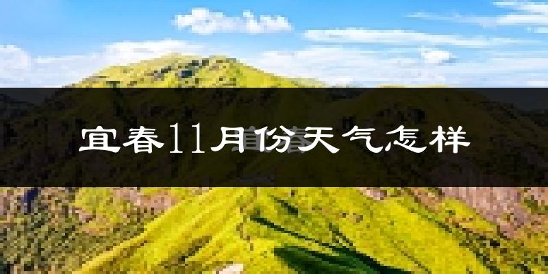 宜春11月份天气怎样?宜春十一月冷不冷?