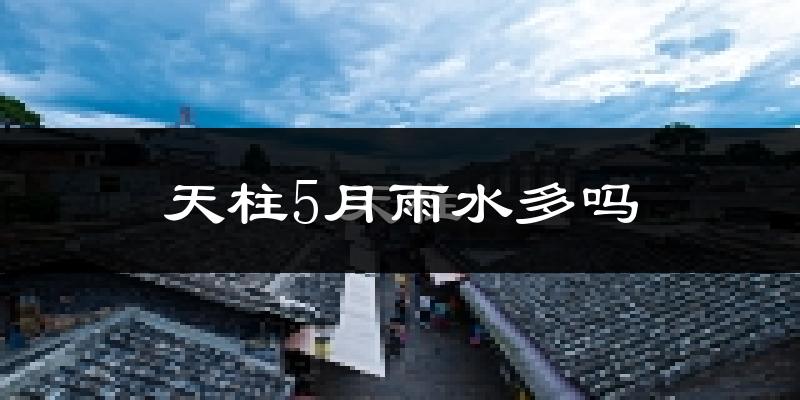 天柱5月雨水多吗?