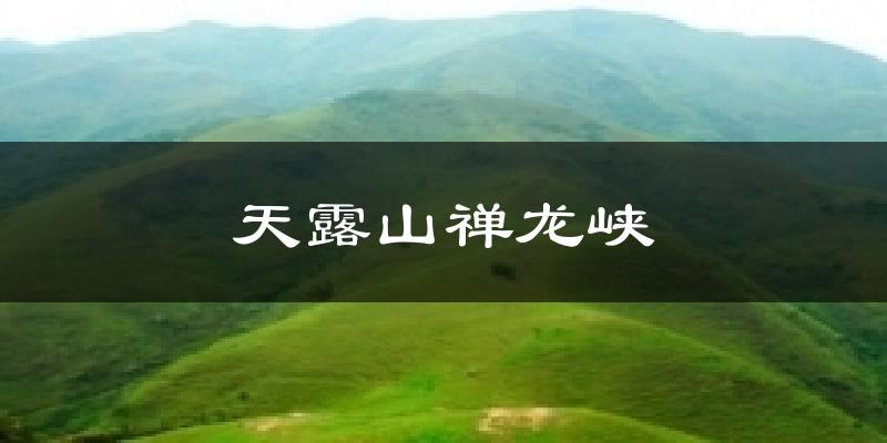天露山禅龙峡今日天气